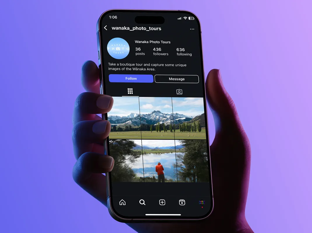 Wanaka Photo Tours instagram